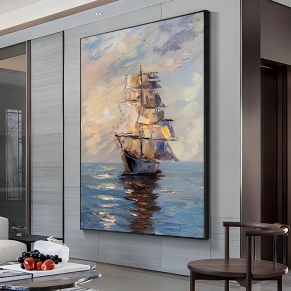 Sunrise sailboat