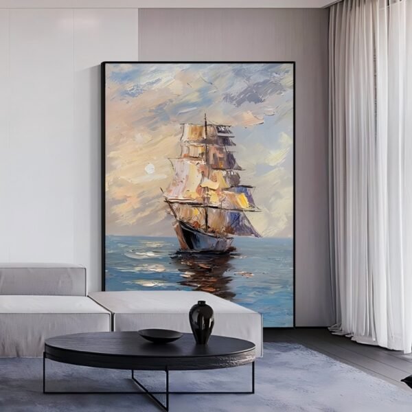 Sunrise sailboat