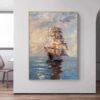 Sunrise sailboat