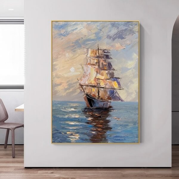 Sunrise sailboat