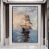 Sunrise sailboat